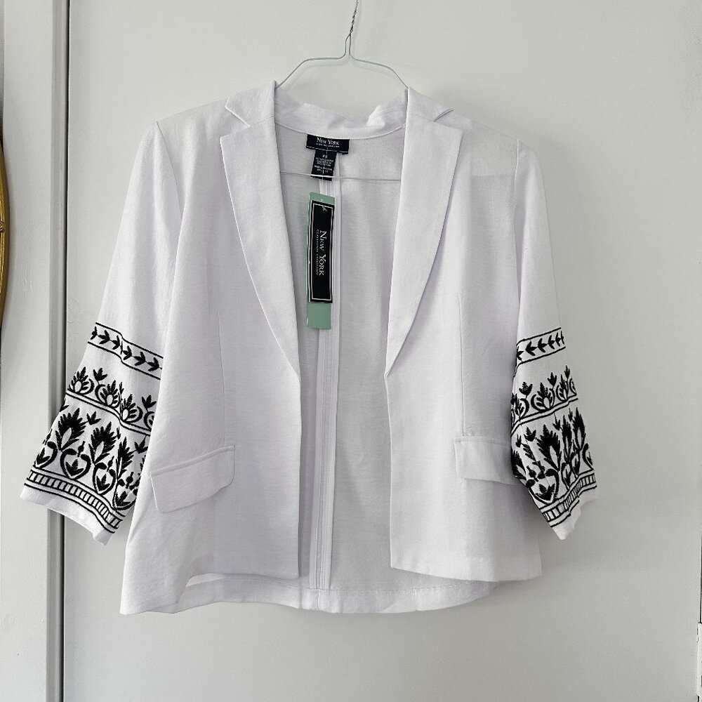 New York Clothing Company Blazer Top- NWT